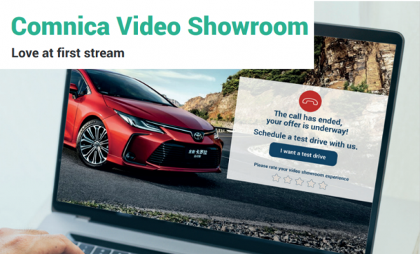 Comnica video showroom